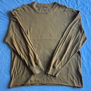 Abercrombie & Fitch Gold Soft Essentials Longline Long Sleeve - Men's Medium